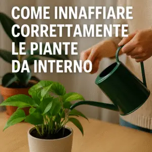 Come innaffiare le piante