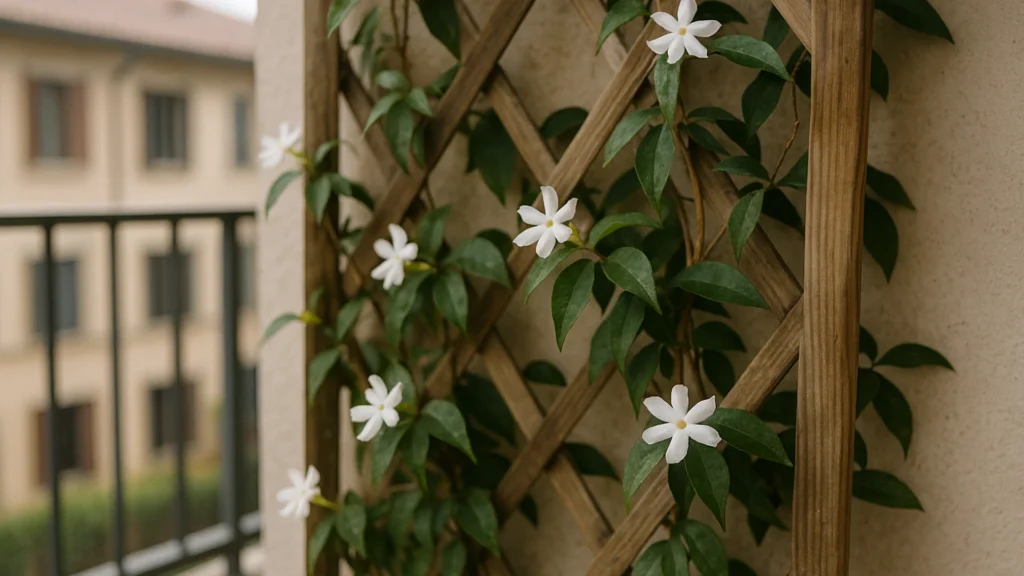 gelsomino rampicante in vaso
