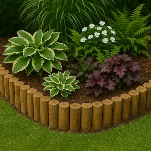 bordure per aiuole in legno