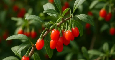pianta della bacca di goji