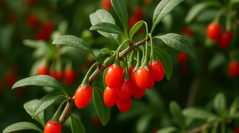 pianta della bacca di goji