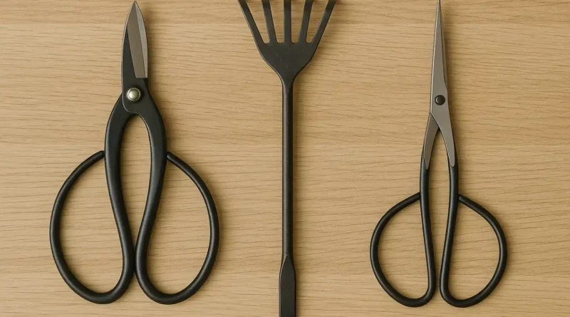 attrezzi per la potatura del bonsai