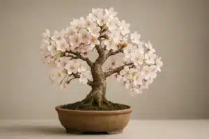 bonsai di ciliegio in vaso