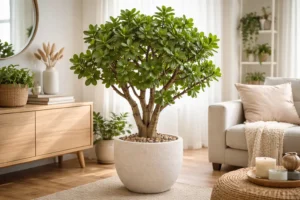 albero di giada in appartamento