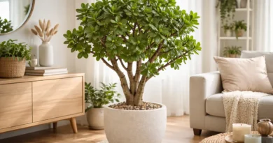 albero di giada in appartamento