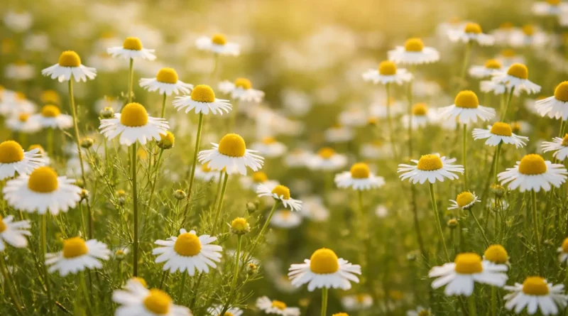 campo di camomilla