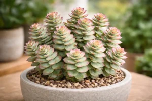 pianta di crassula perforata