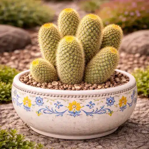 pianta di mammillaria elongata