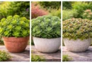 sedum in vaso