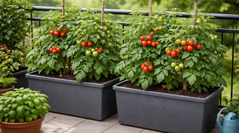 Coltivazione dei pomodori in vaso