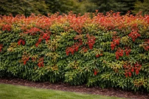 Siepe di nandina domestica