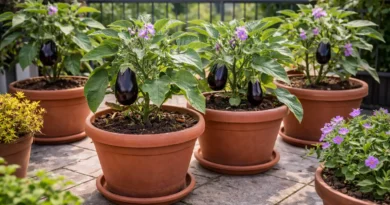 coltivazione delle melanzane in vaso