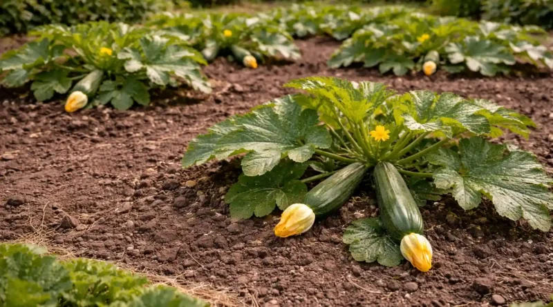 coltivazione delle zucchine