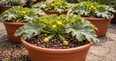coltivazione delle zucchine in vaso