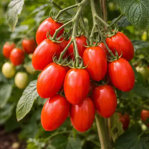 pomodori datterino in orto