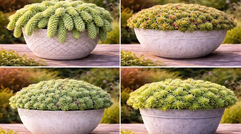varieta di sedum