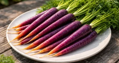 coltivare le carote viola