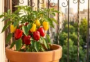 coltivare peperoni in vaso