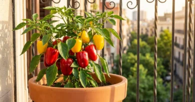 coltivare peperoni in vaso