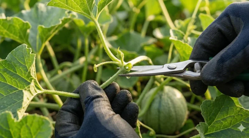 potatura del melone