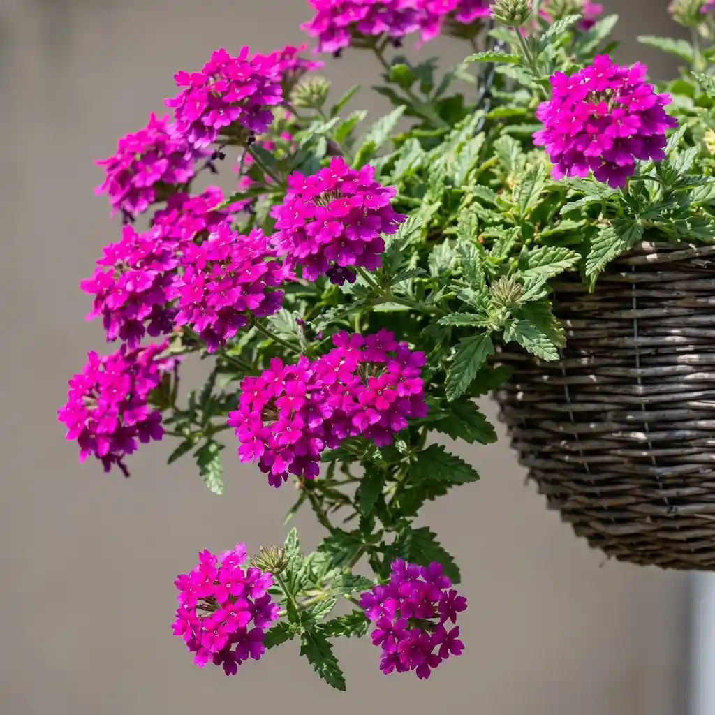 Verbenia in vaso