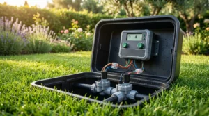 centralina per irrigazione a batteria