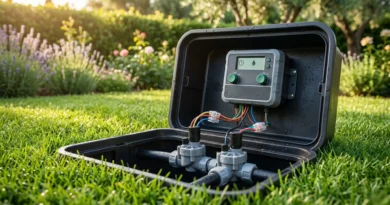 centralina per irrigazione a batteria