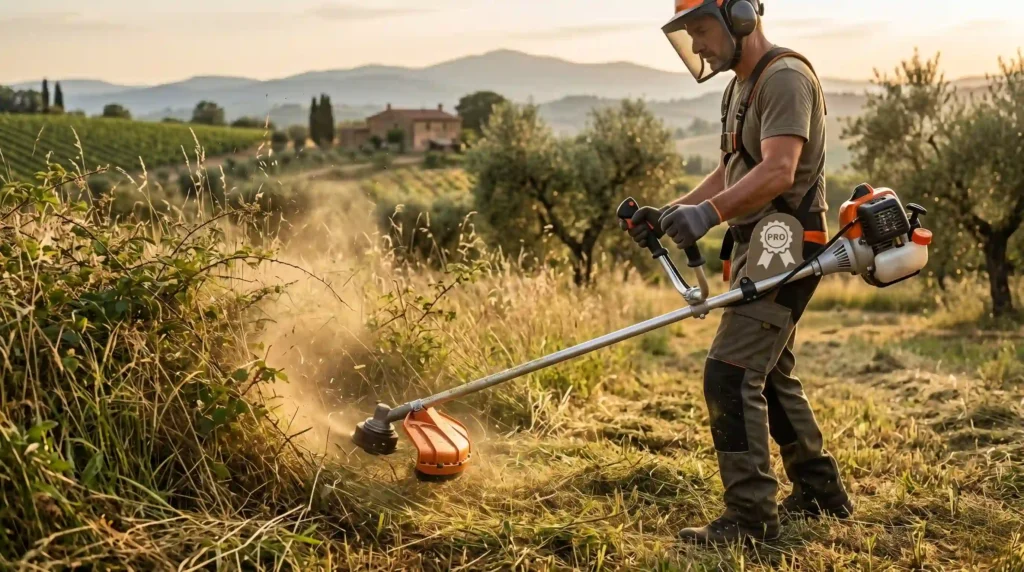 decespugliatore a scoppio professionale