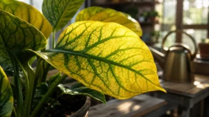 piante con foglie gialle