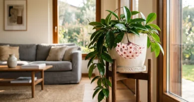 Pianta fiore di cera