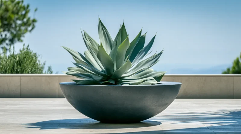 agave attenuata in vaso