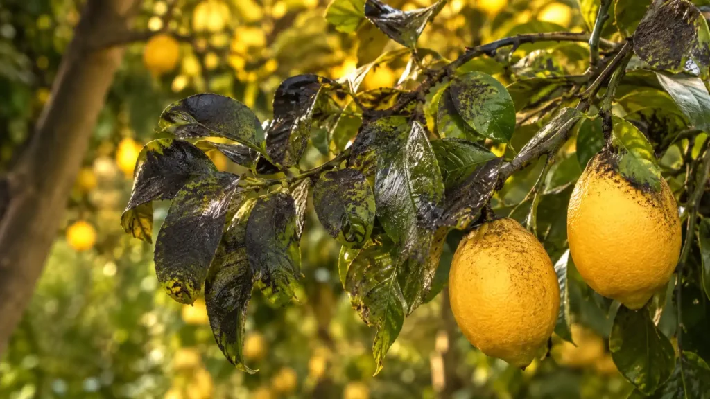 fumaggine sugli agrumi