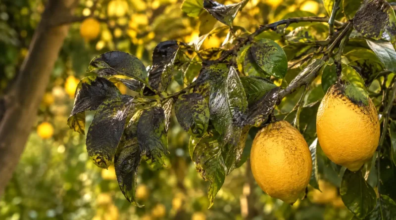 fumaggine sugli agrumi